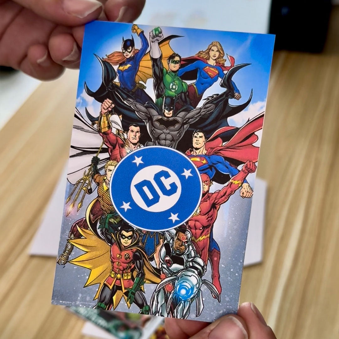DC Index Card for BCW Short Comic Book Bin
